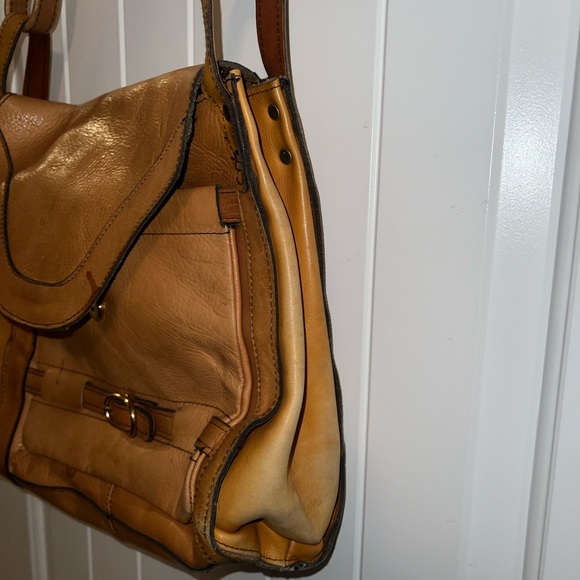 Vintage Leather Satchel Bag - Picture 5 of 16